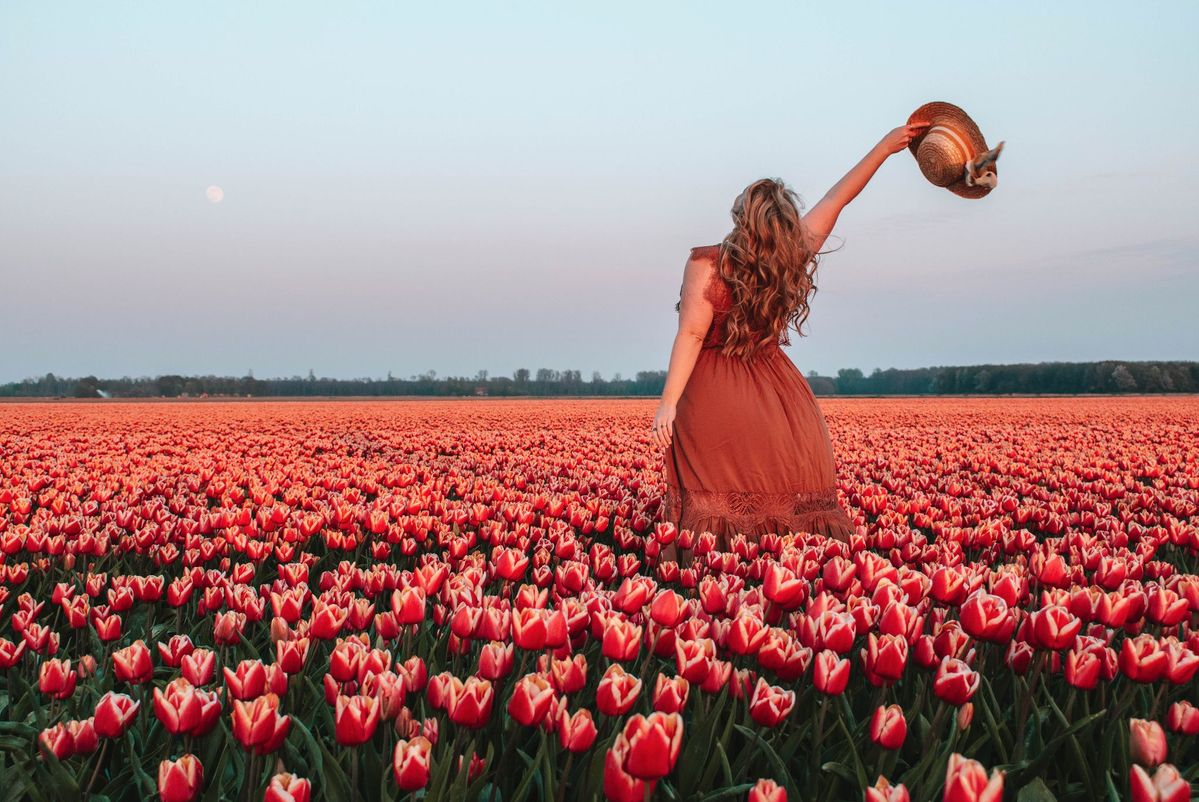 Lovers in Keukenhof